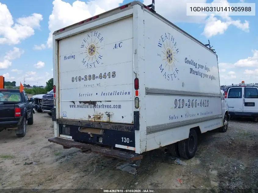 2004 GMC Savana Cutaway G3500 VIN: 1GDHG31U141905988 Lot: 42627610