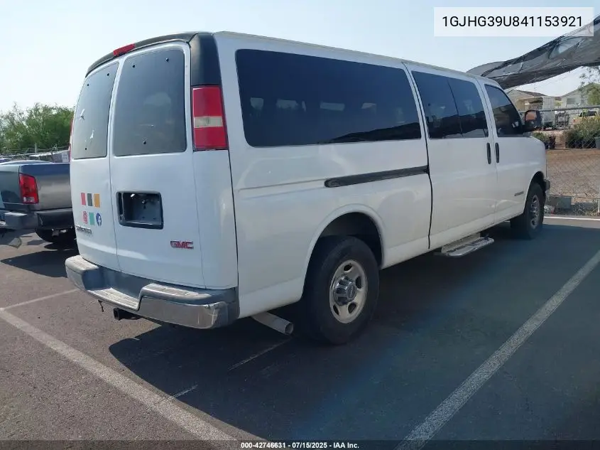2004 GMC Savana Standard VIN: 1GJHG39U841153921 Lot: 42746631