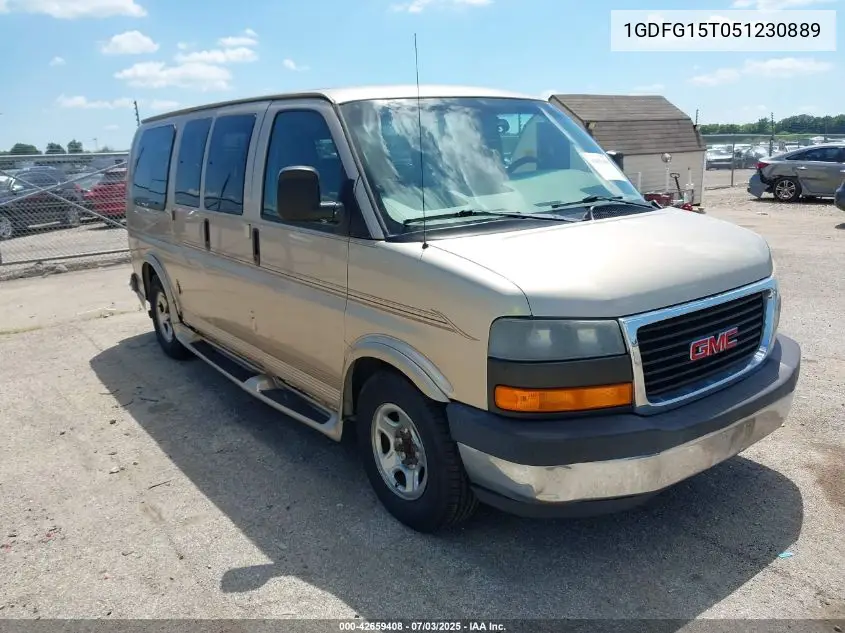 2005 GMC Savana Upfitter VIN: 1GDFG15T051230889 Lot: 42659408