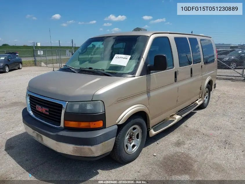 2005 GMC Savana Upfitter VIN: 1GDFG15T051230889 Lot: 42659408
