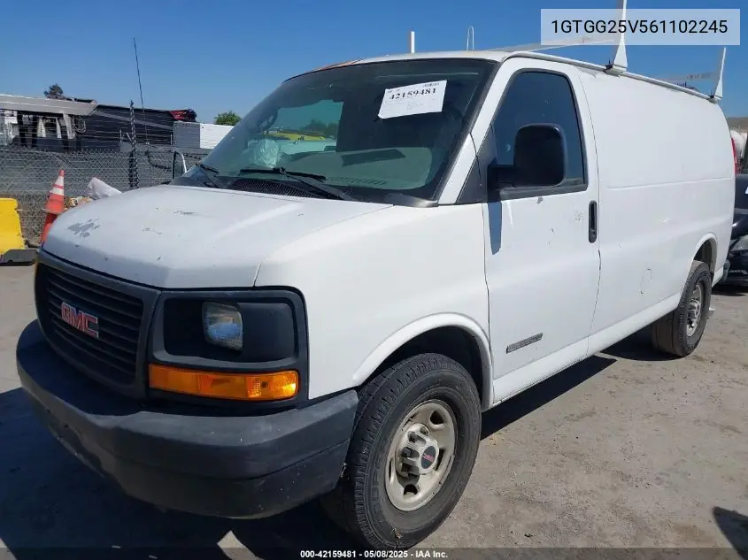 2006 GMC Savana Work Van VIN: 1GTGG25V561102245 Lot: 42159481