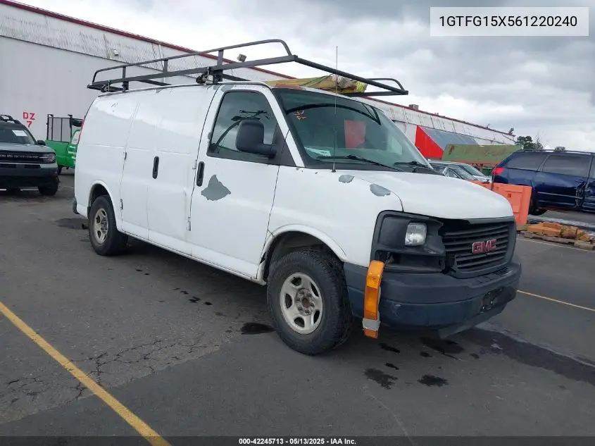 2006 GMC Savana Work Van VIN: 1GTFG15X561220240 Lot: 42245713