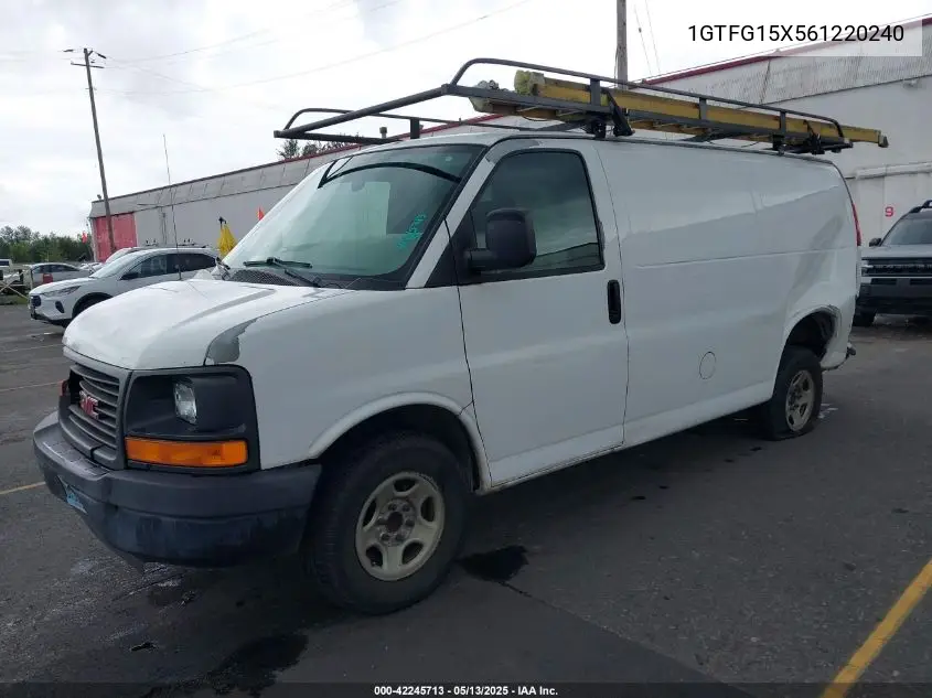 2006 GMC Savana Work Van VIN: 1GTFG15X561220240 Lot: 42245713