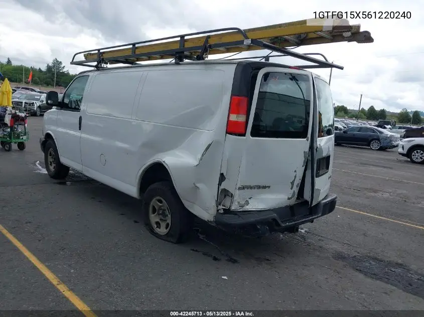 2006 GMC Savana Work Van VIN: 1GTFG15X561220240 Lot: 42245713