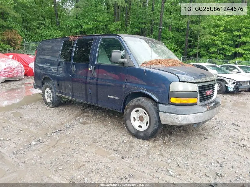 2006 GMC Savana Work Van VIN: 1GTGG25U861244676 Lot: 42264619