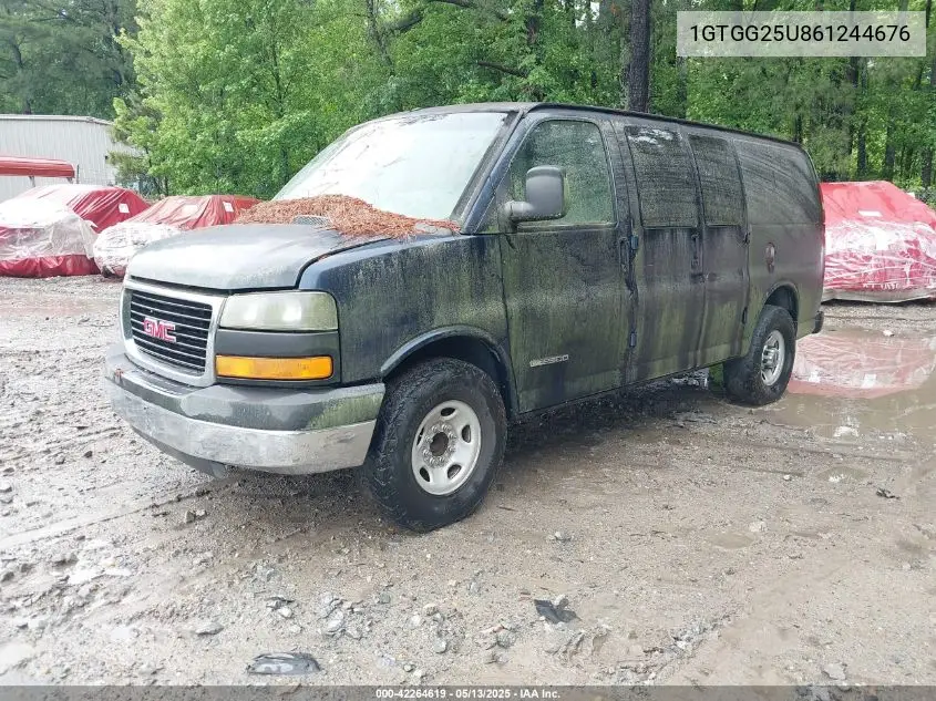 2006 GMC Savana Work Van VIN: 1GTGG25U861244676 Lot: 42264619