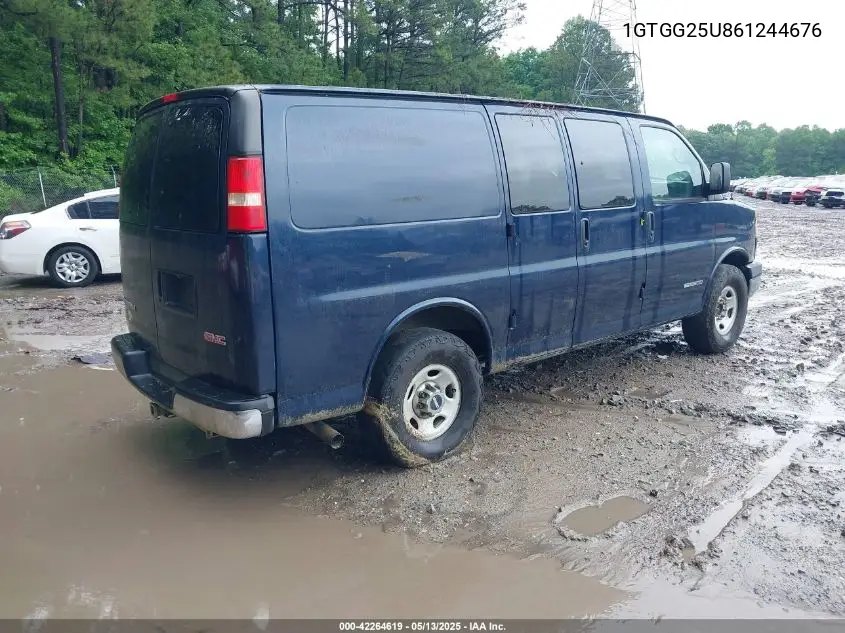 2006 GMC Savana Work Van VIN: 1GTGG25U861244676 Lot: 42264619
