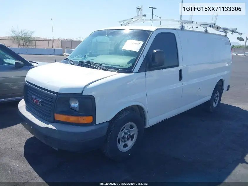 2007 GMC Savana Work Van VIN: 1GTFG15XX71133306 Lot: 42597072