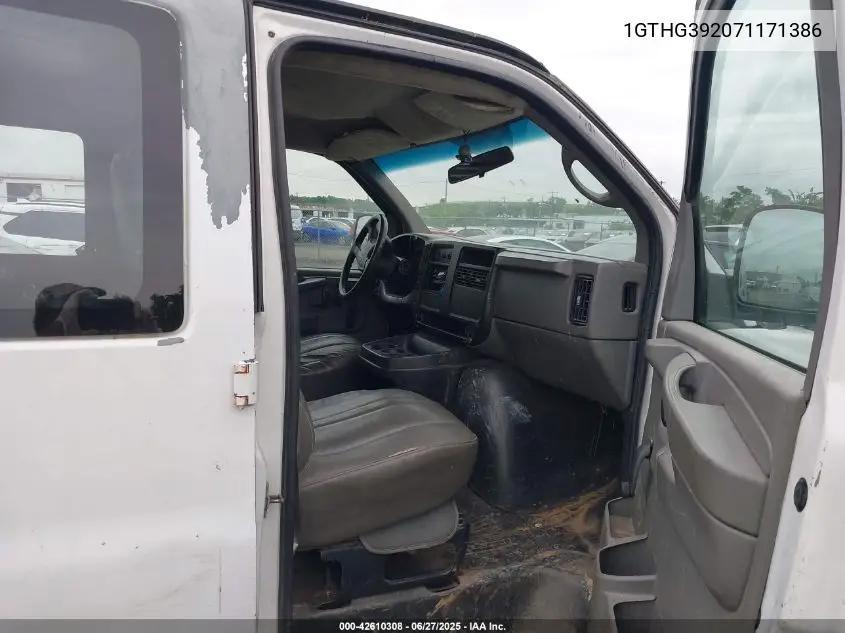 2007 GMC Savana Work Van VIN: 1GTHG392071171386 Lot: 42610308