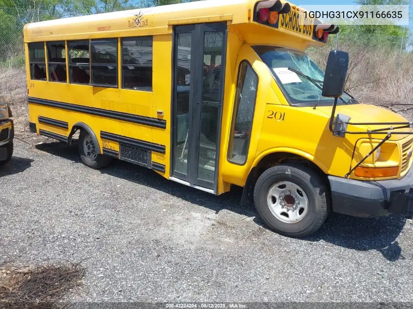 2009 GMC Savana Work Van VIN: 1GDHG31CX91166635 Lot: 42224204