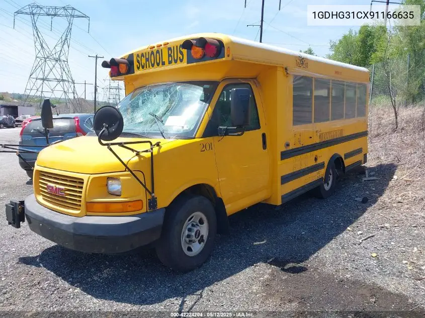 2009 GMC Savana Work Van VIN: 1GDHG31CX91166635 Lot: 42224204