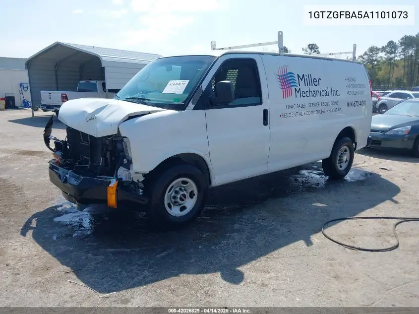 2010 GMC Savana 2500 Work Van VIN: 1GTZGFBA5A1101073 Lot: 42026829