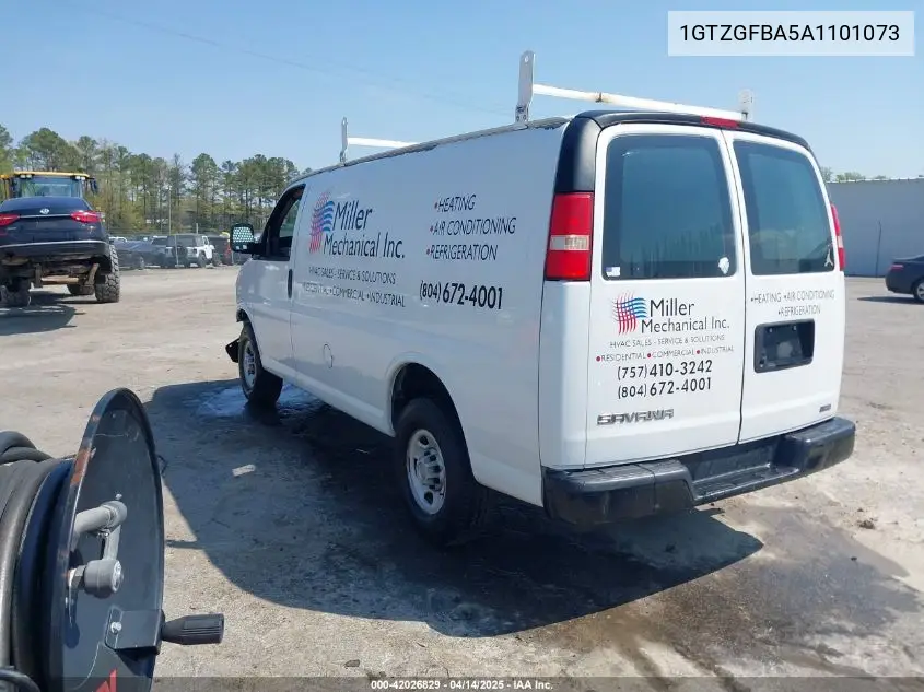 2010 GMC Savana 2500 Work Van VIN: 1GTZGFBA5A1101073 Lot: 42026829