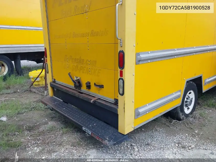 2011 GMC Savana Cutaway Work Van VIN: 1GDY72CA5B1900528 Lot: 42552440