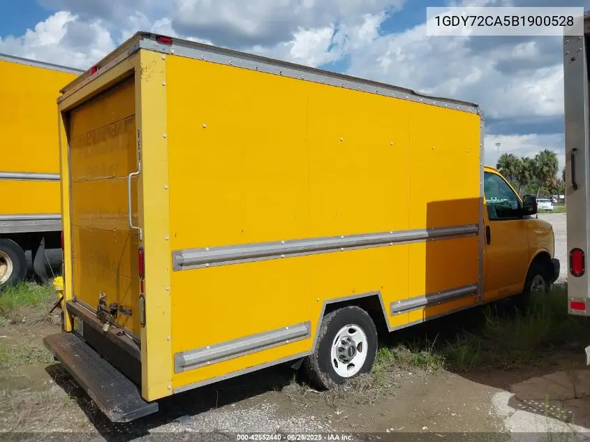 2011 GMC Savana Cutaway Work Van VIN: 1GDY72CA5B1900528 Lot: 42552440