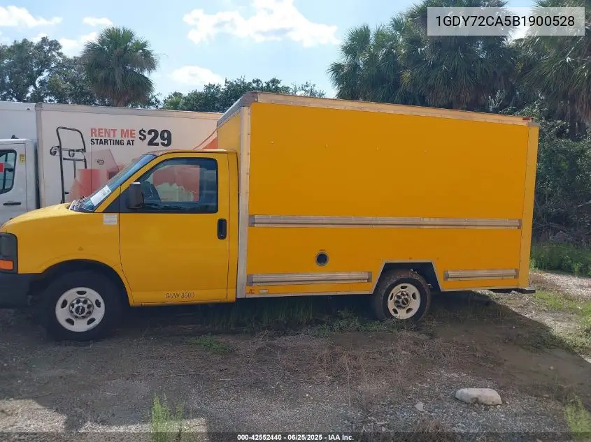 2011 GMC Savana Cutaway Work Van VIN: 1GDY72CA5B1900528 Lot: 42552440