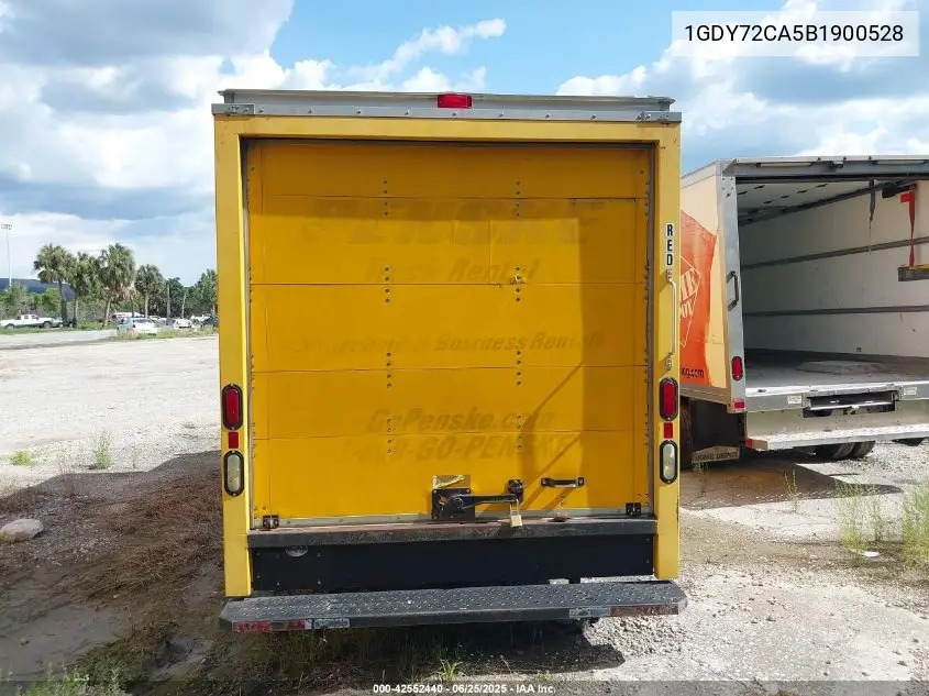 2011 GMC Savana Cutaway Work Van VIN: 1GDY72CA5B1900528 Lot: 42552440