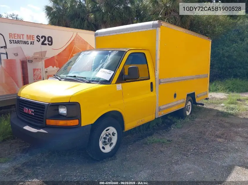 2011 GMC Savana Cutaway Work Van VIN: 1GDY72CA5B1900528 Lot: 42552440