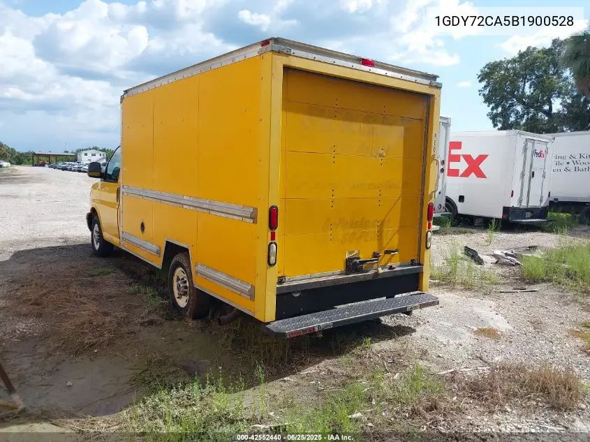2011 GMC Savana Cutaway Work Van VIN: 1GDY72CA5B1900528 Lot: 42552440