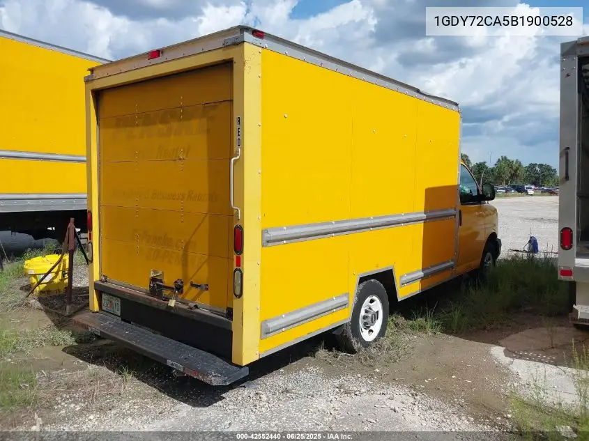 2011 GMC Savana Cutaway Work Van VIN: 1GDY72CA5B1900528 Lot: 42552440