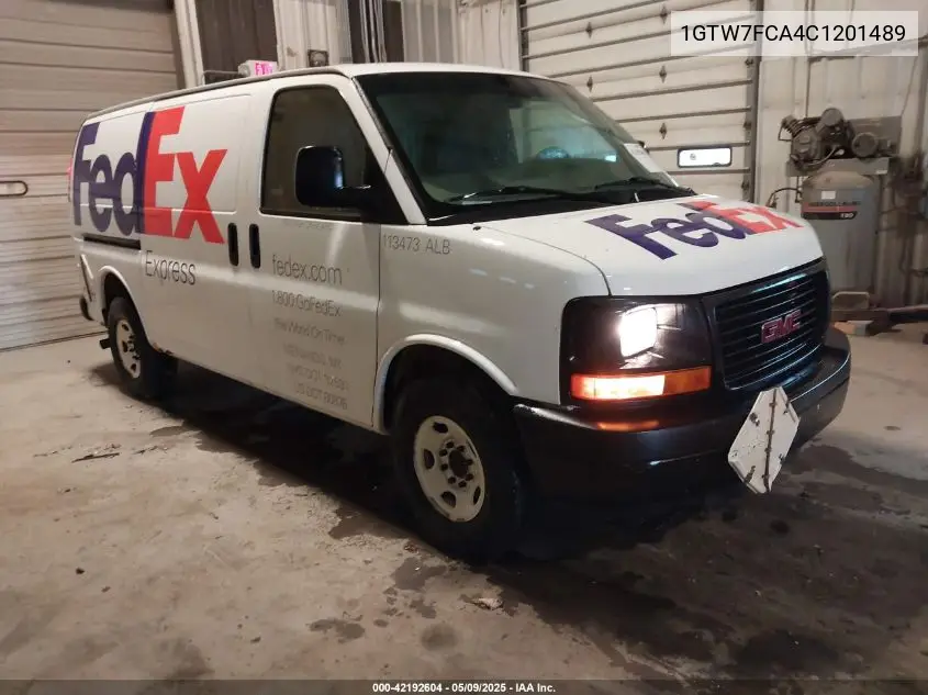 2012 GMC Savana 2500 Work Van VIN: 1GTW7FCA4C1201489 Lot: 42192604