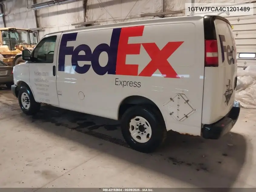 2012 GMC Savana 2500 Work Van VIN: 1GTW7FCA4C1201489 Lot: 42192604