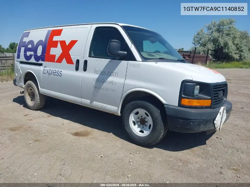 2012 GMC Savana 2500 Work Van VIN: 1GTW7FCA9C1140852 Lot: 42523536