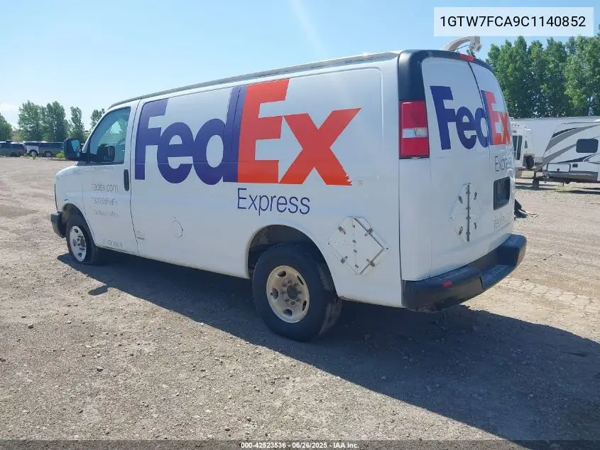 2012 GMC Savana 2500 Work Van VIN: 1GTW7FCA9C1140852 Lot: 42523536