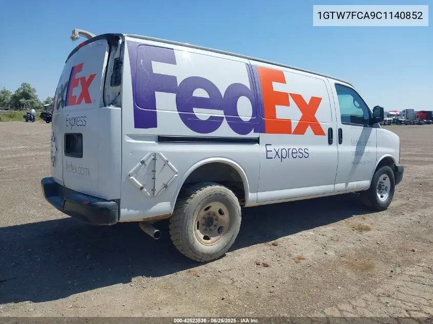 2012 GMC Savana 2500 Work Van VIN: 1GTW7FCA9C1140852 Lot: 42523536