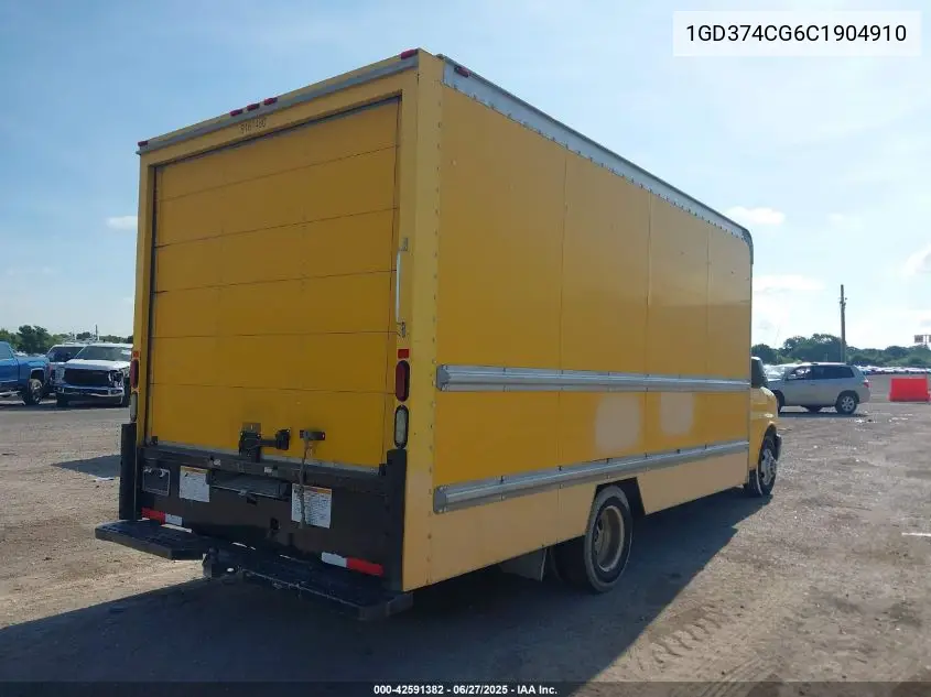 2012 GMC Savana 3500 Work Van VIN: 1GD374CG6C1904910 Lot: 42591382