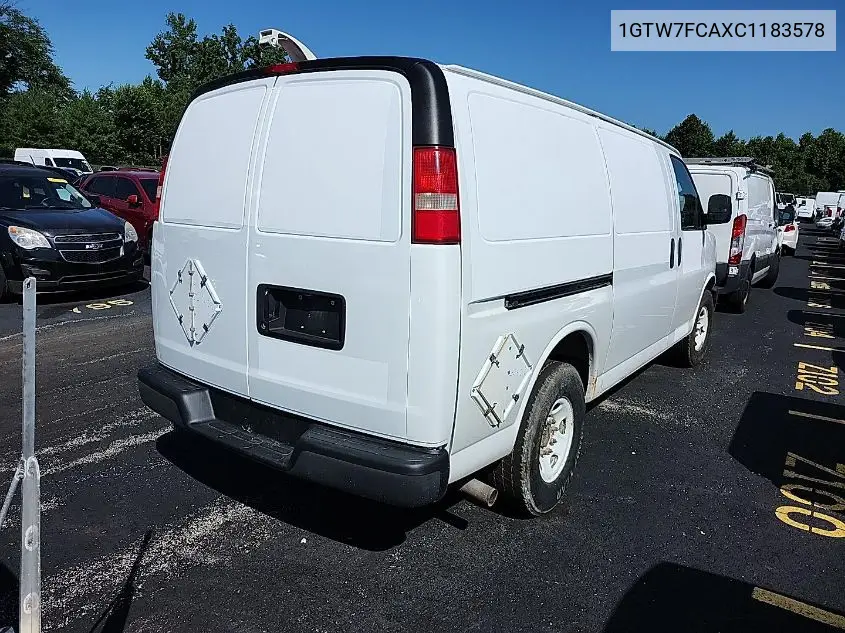 2012 GMC Savana G2500 VIN: 1GTW7FCAXC1183578 Lot: 42618573