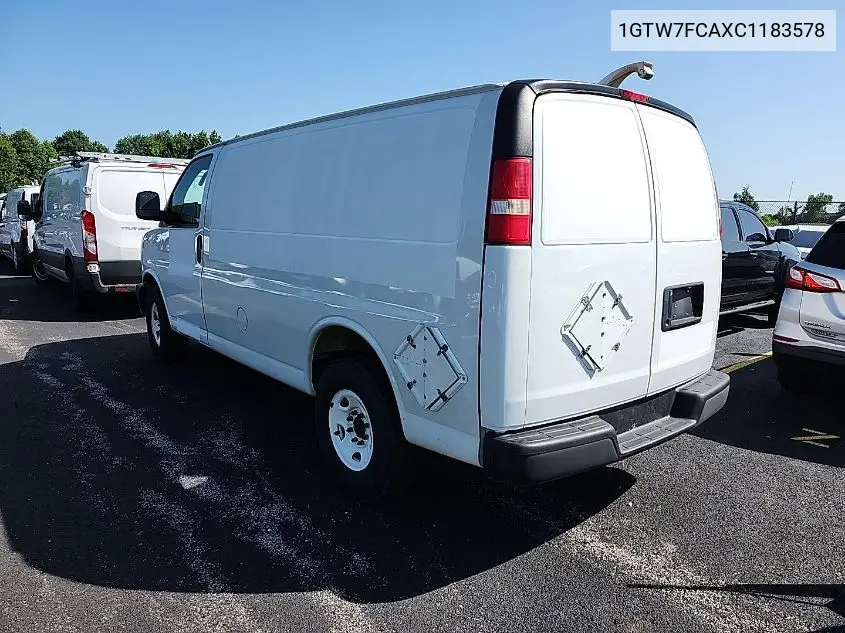 2012 GMC Savana G2500 VIN: 1GTW7FCAXC1183578 Lot: 42618573