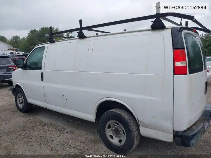 2013 GMC Savana VIN: 1GTWTFCA3D1152884 Lot: 42230464