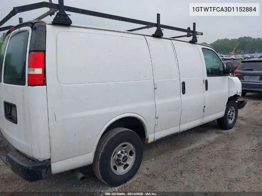 2013 GMC Savana VIN: 1GTWTFCA3D1152884 Lot: 42230464