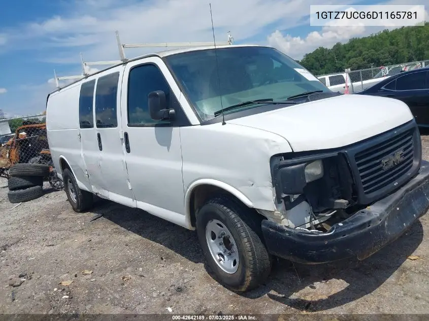 1gtz7ucg6d1165781 1GTZ7UCG6D1165781 2013 GMC Savana 3500 Work Van
