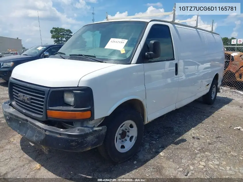 1gtz7ucg6d1165781 1GTZ7UCG6D1165781 2013 GMC Savana 3500 Work Van
