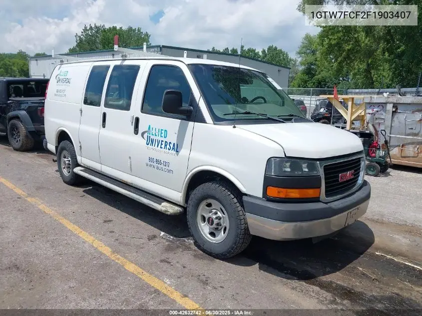 2015 GMC Savana 2500 Work Van VIN: 1GTW7FCF2F1903407 Lot: 42632742