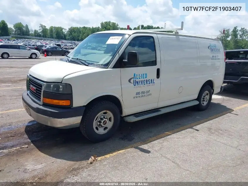 2015 GMC Savana 2500 Work Van VIN: 1GTW7FCF2F1903407 Lot: 42632742