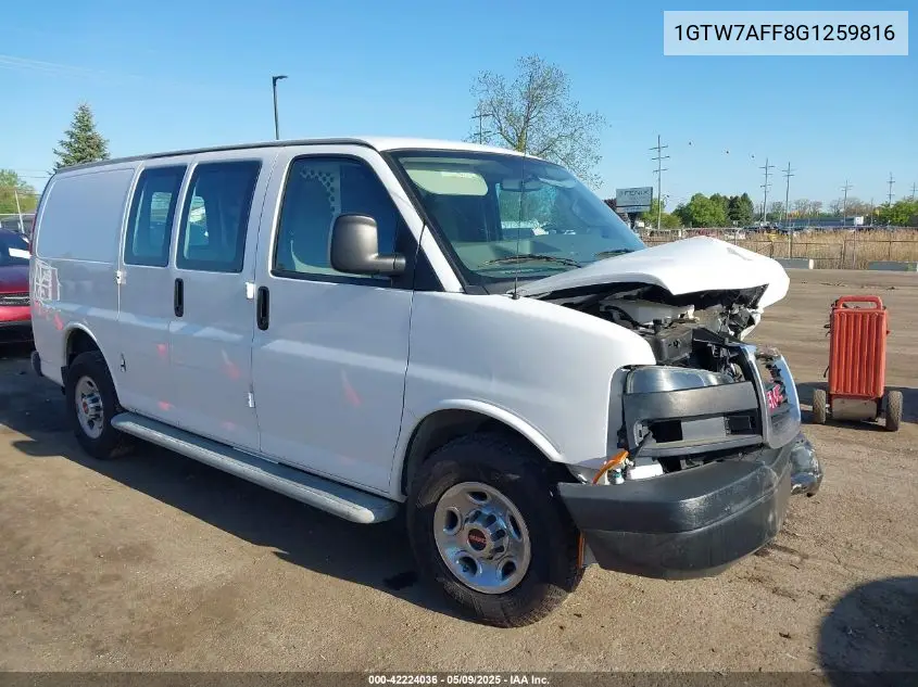 2016 GMC Savana 2500 Work Van VIN: 1GTW7AFF8G1259816 Lot: 42224036