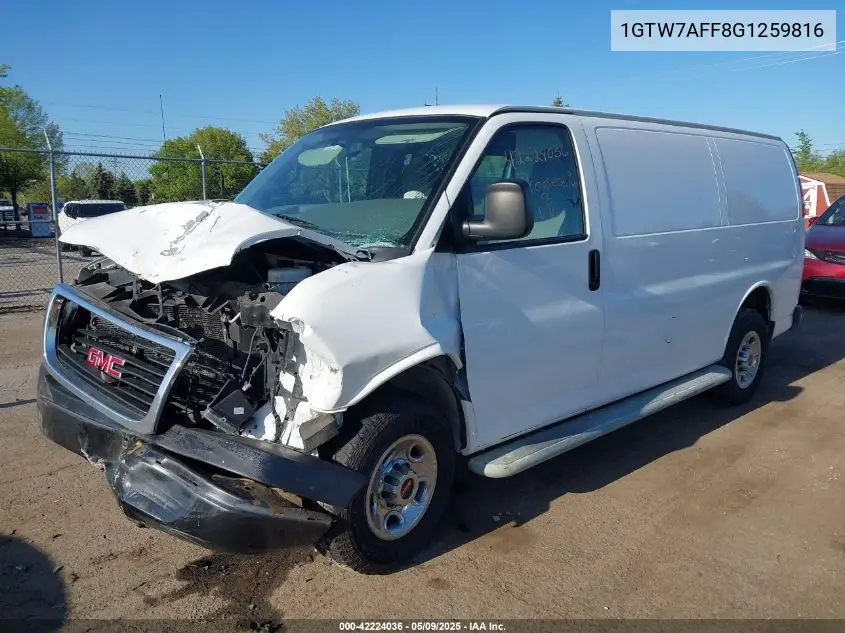 2016 GMC Savana 2500 Work Van VIN: 1GTW7AFF8G1259816 Lot: 42224036