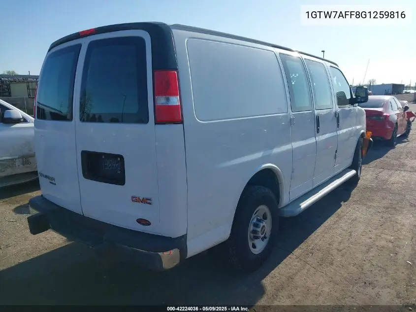 2016 GMC Savana 2500 Work Van VIN: 1GTW7AFF8G1259816 Lot: 42224036