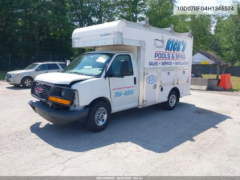 2017 GMC Savana Cutaway Work Van VIN: 1GD07RFG4H1346574 Lot: 42558825