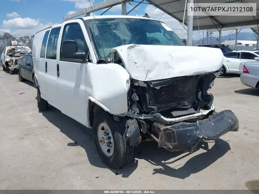 2018 GMC Savana 2500 Work Van VIN: 1GTW7AFPXJ1212108 Lot: 42256780