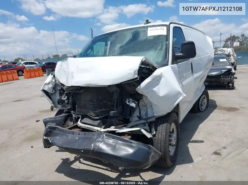 2018 GMC Savana 2500 Work Van VIN: 1GTW7AFPXJ1212108 Lot: 42256780