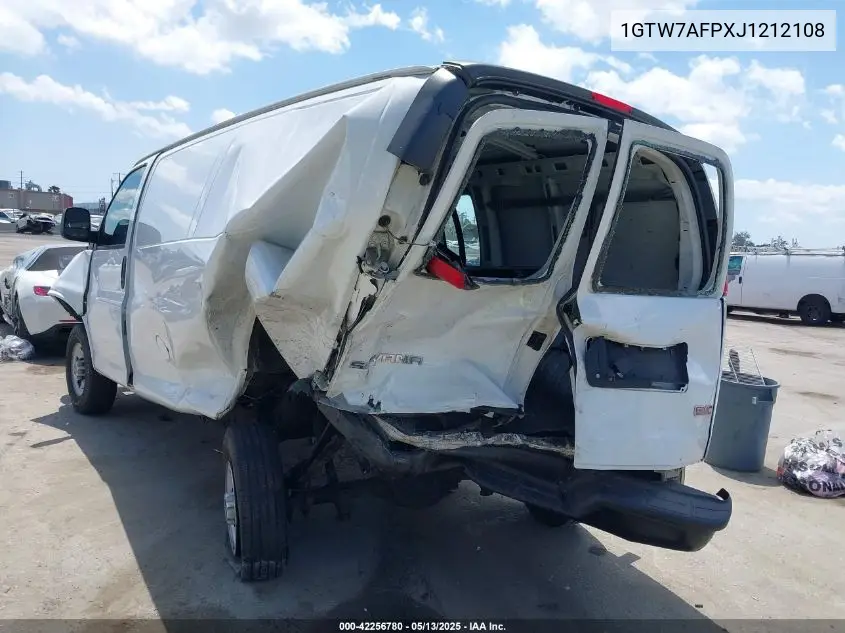 2018 GMC Savana 2500 Work Van VIN: 1GTW7AFPXJ1212108 Lot: 42256780