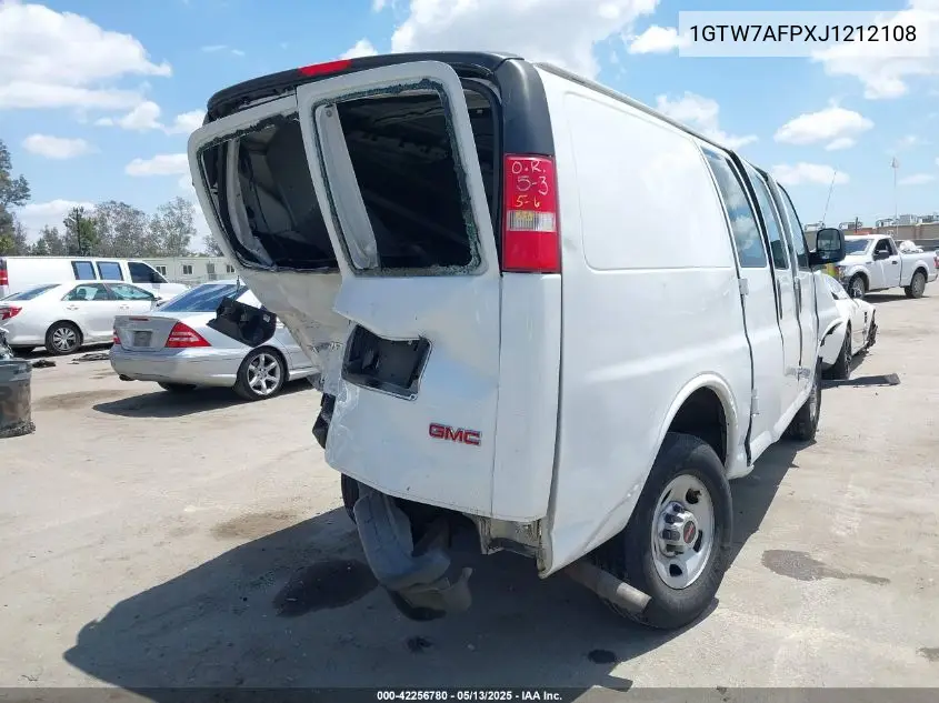 2018 GMC Savana 2500 Work Van VIN: 1GTW7AFPXJ1212108 Lot: 42256780