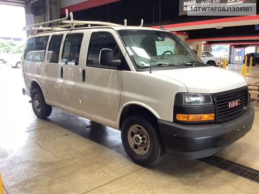 2018 GMC Savana G2500 VIN: 1GTW7AFG8J1304981 Lot: 42650273