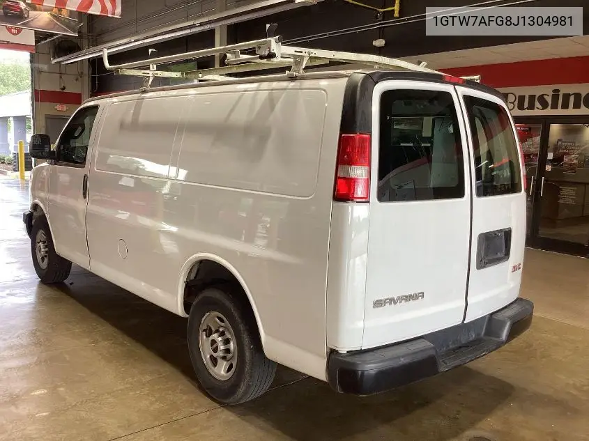 2018 GMC Savana G2500 VIN: 1GTW7AFG8J1304981 Lot: 42650273