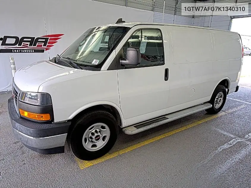 2019 GMC Savana G2500 VIN: 1GTW7AFG7K1340310 Lot: 42642641