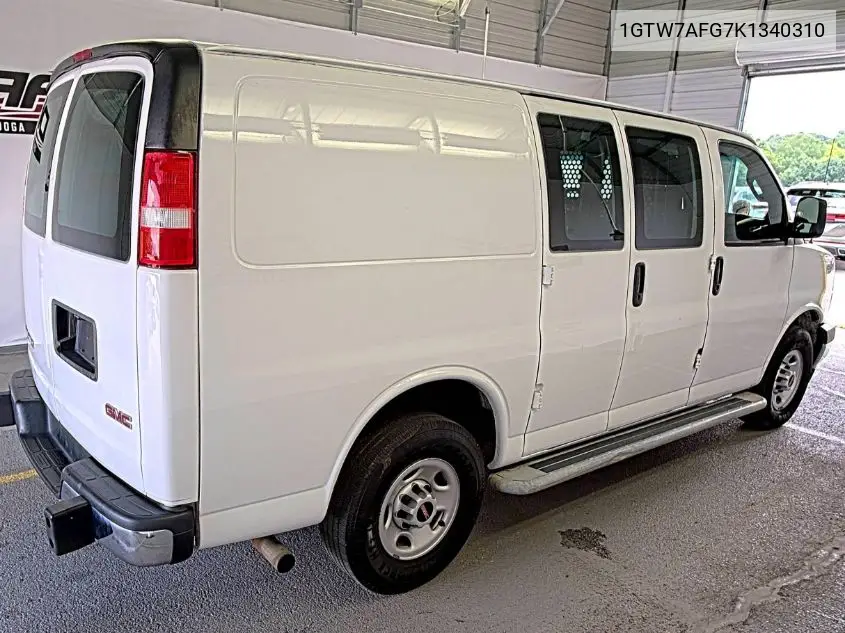 2019 GMC Savana G2500 VIN: 1GTW7AFG7K1340310 Lot: 42642641